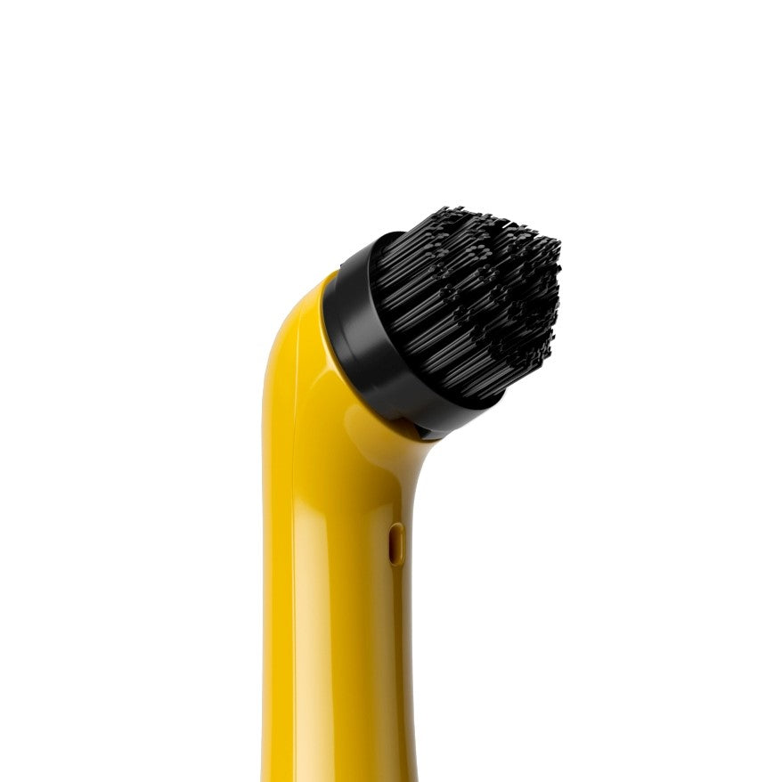 Yellow Corner Brush - Medium Bristles - Cone Shaped - Bathroom Cleaning |  C-S-Y-QC-DB