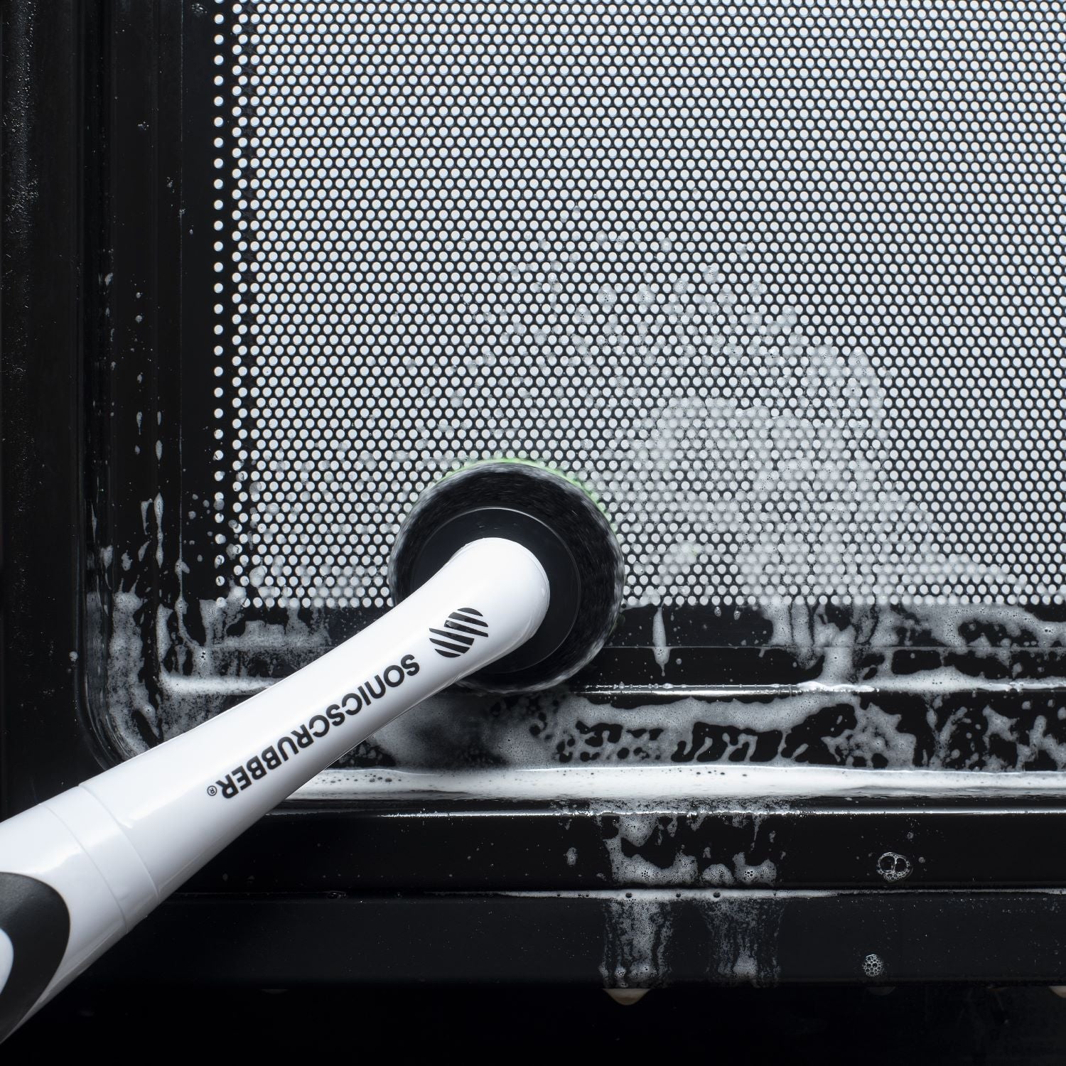 SonicScrubber cleaning a detailed surface